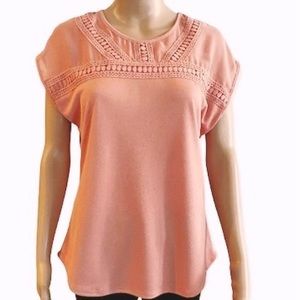 Daisy Fuentes Summer Coral Top Sz.M